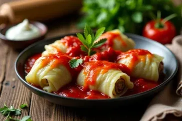 Gołąbki z Ryżem i Mięsem w Sosie Pomidorowym – Kompletny Przewodnik po Tradycyjnym Przepisie