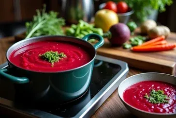 Barszcz czerwony z ziemniakami: przepis, warianty, wartości odżywcze i sekrety smaku